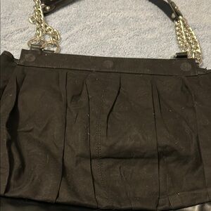 Miche black shoulder bag with chain handles. Including Miche Hope overlay,